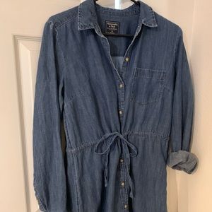 Last chance Button down jean dress